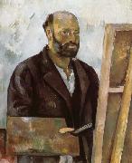 Paul Cezanne Self-Portrait with a Palette oil painting
